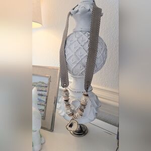 Elegant Beige and Brown Women's Necklace